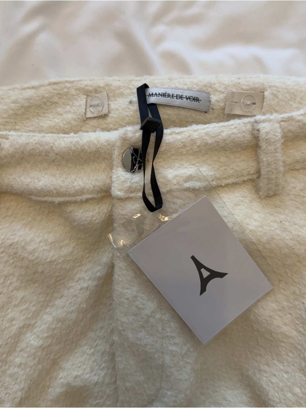 Maniere de voir cargo pants teddy material - Picture 4 of 4